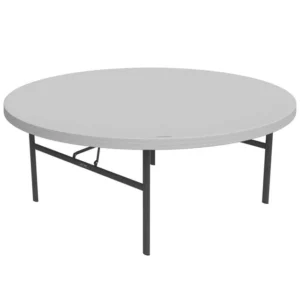 Lifetime 72" Round Commercial Grade Folding Table