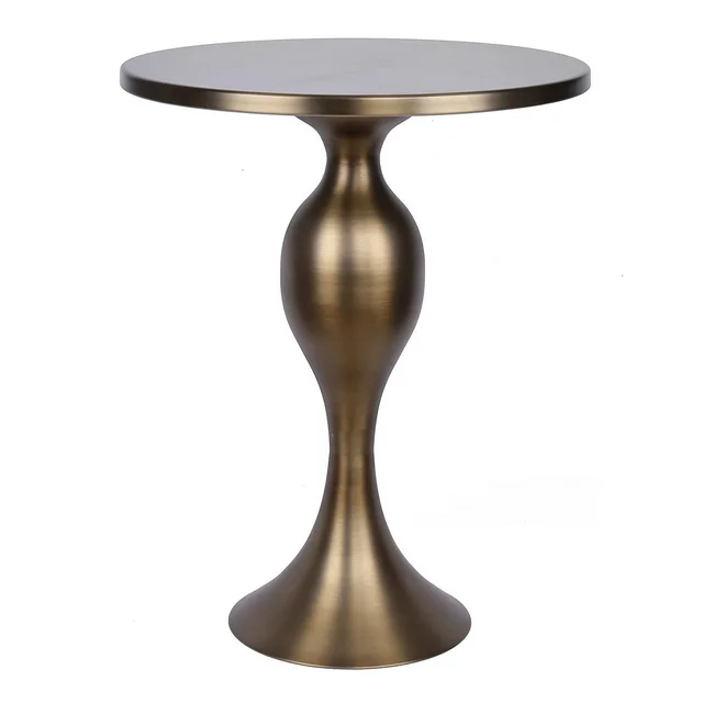 Belle & June Halo 24" Metal Accent Table